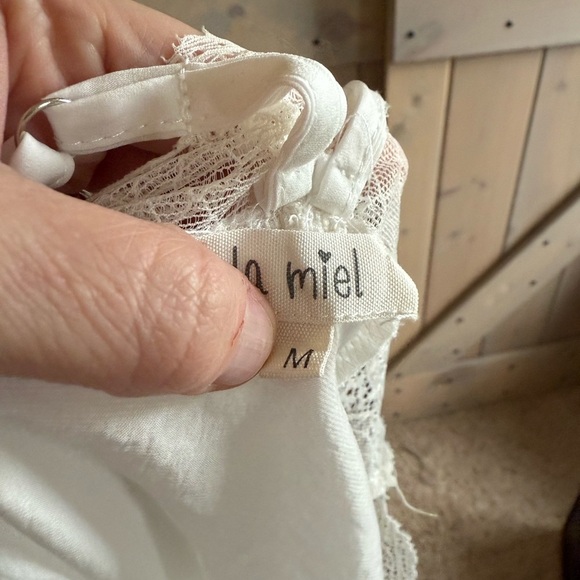 NWOT La Miel Lace Trim Cami Top - Picture 6 of 10